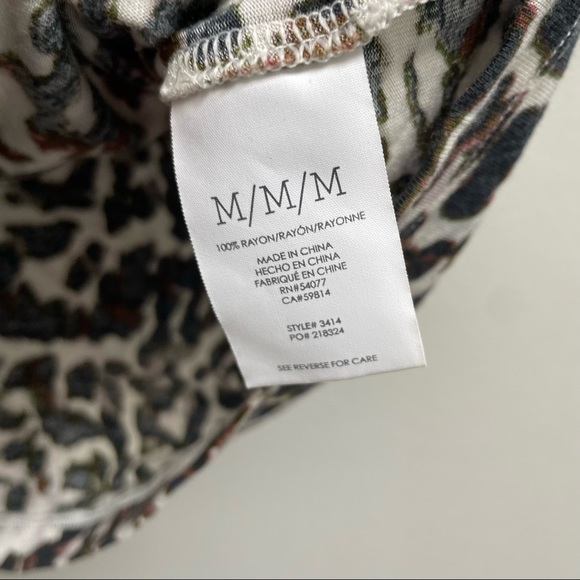 Cabi leopard print crop top boxy size medium - Picture 4 of 6